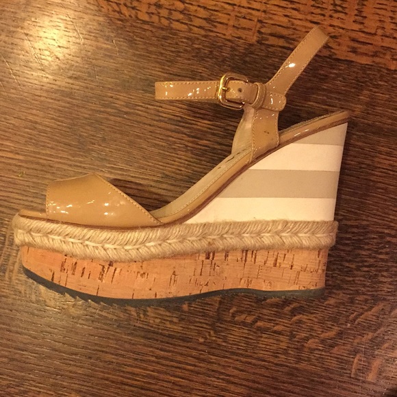 Prada Platform Espadrilles 38.5 - Picture 1 of 7